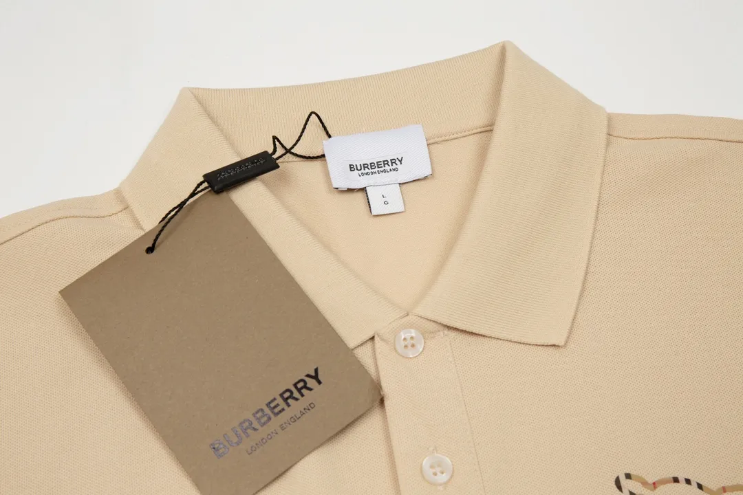 Burberry/ New Arrival Polo ！ ， polo ，Classic ， Versatile ， ， ！， ， Breathable， ， ， ， ， Premium ！M-3XL :Khaki